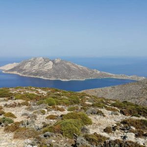 From Aiyiali village to Panagia Chozoviotissa monastery, Amorgos island