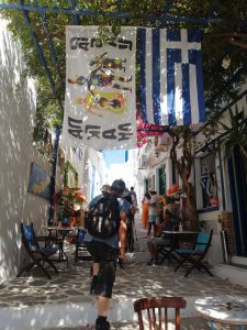 Amorgos Island, Cyclades. Circular hike around Kroukelos mountain.